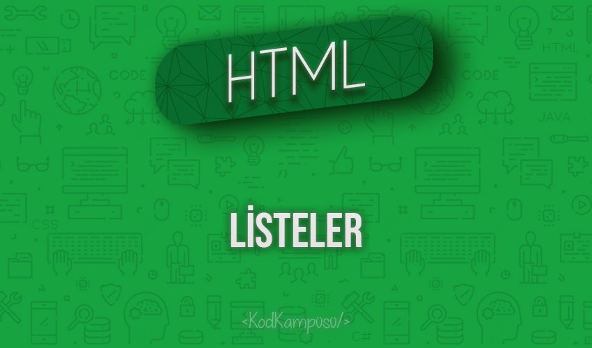 HTML Listeler