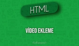 HTML Video Ekleme