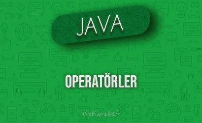 java'da operatörler