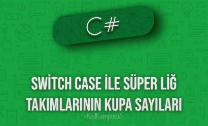 C# Switch Case ile Süper Lig Takımlarının Kupa Sayılarını Hesaplama