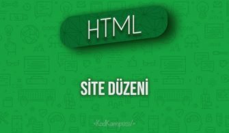 HTML Site Düzeni