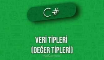 Veri Tipleri ( Değer Tipleri)