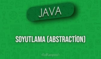 Java’da Soyutlama (Abstraction)