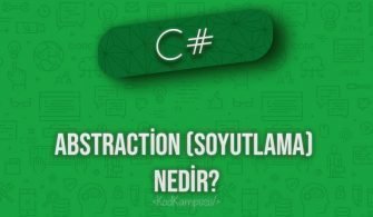 C# Abstraction (Soyutlama)