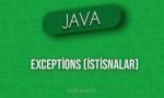 Java'da Exceptions (İstisnalar)