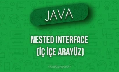 Java'da Nested Interface (İç İçe Arayüz)