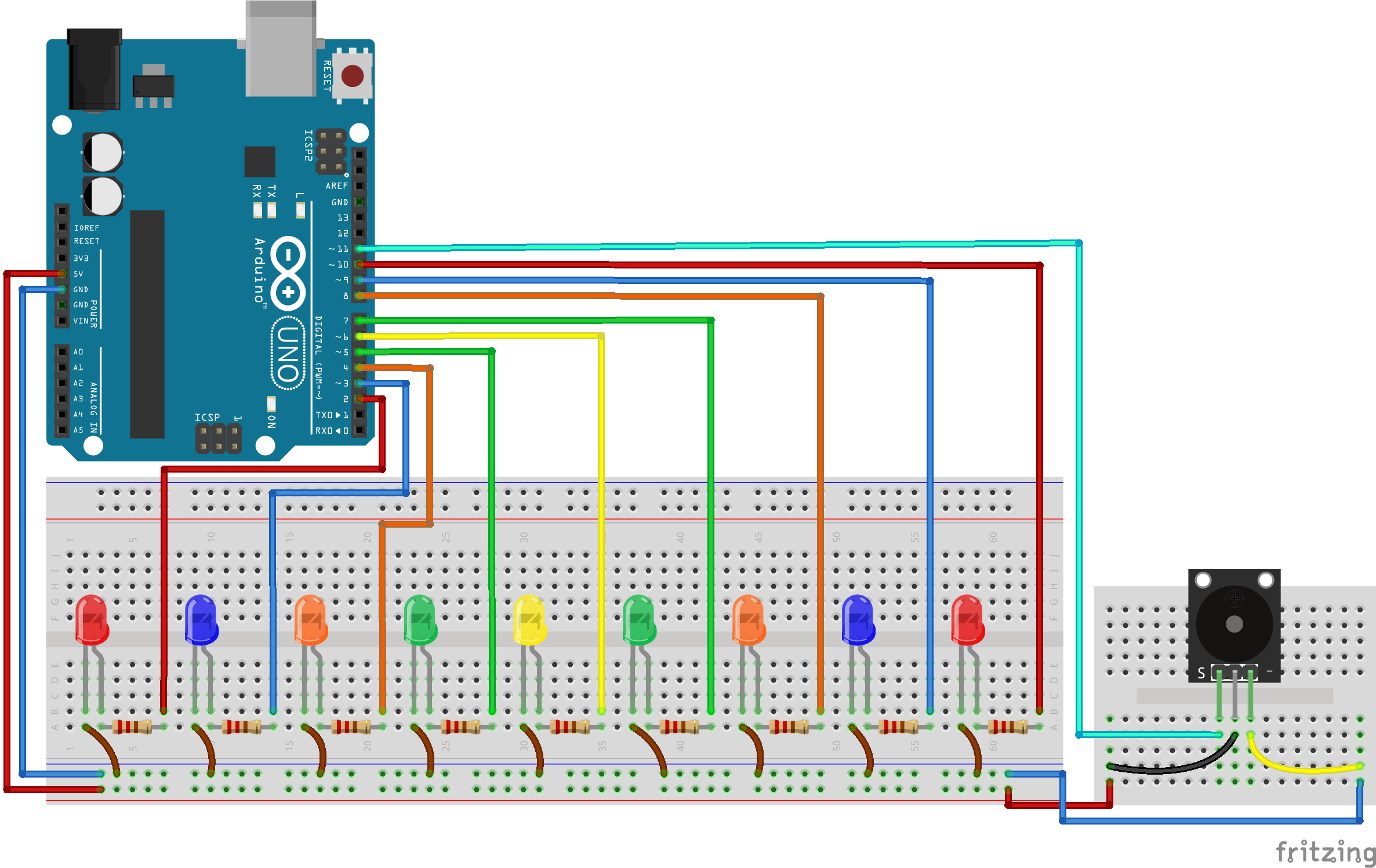 Arduino Animasyonlu LED Yapımı