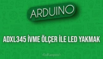 Arduino ADXL345 İvme Ölçer ile LED Yakmak