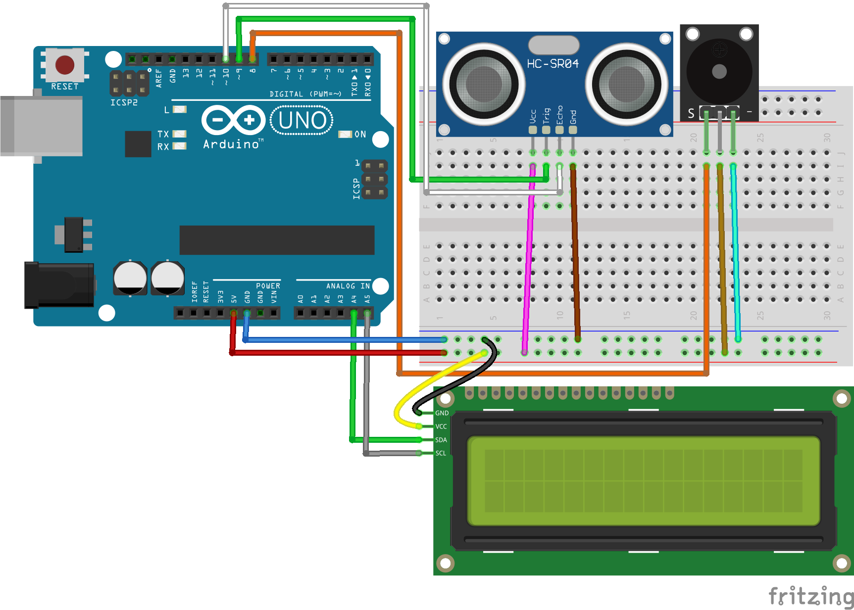 Arduino HC-SR04 ile Mesafe Ölçme