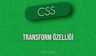 CSS Transform Özelliği