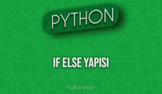 Python If Else Yapısı