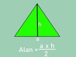 üçgenin alanı