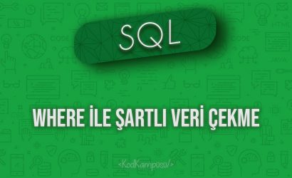 SQL WHERE ile Şartlı Veri Çekme