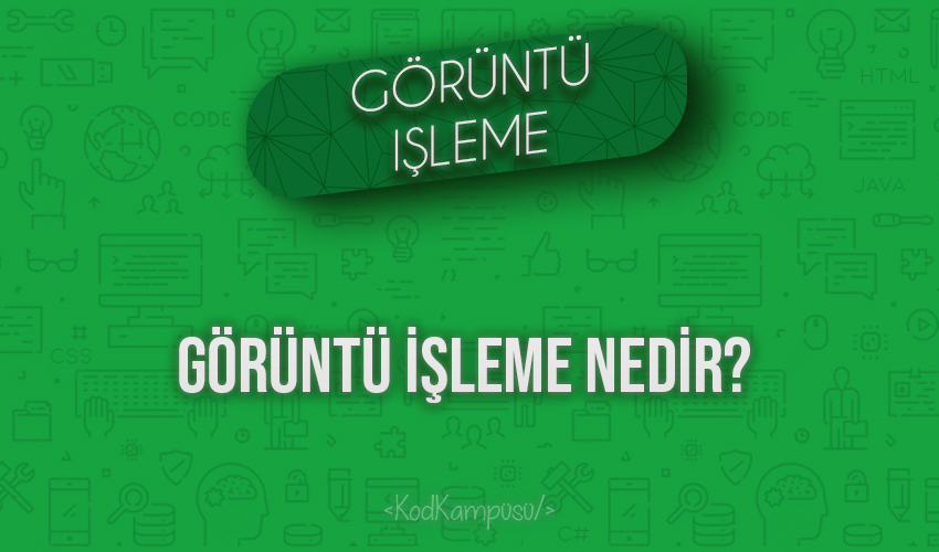 Görüntü İşleme Nedir?